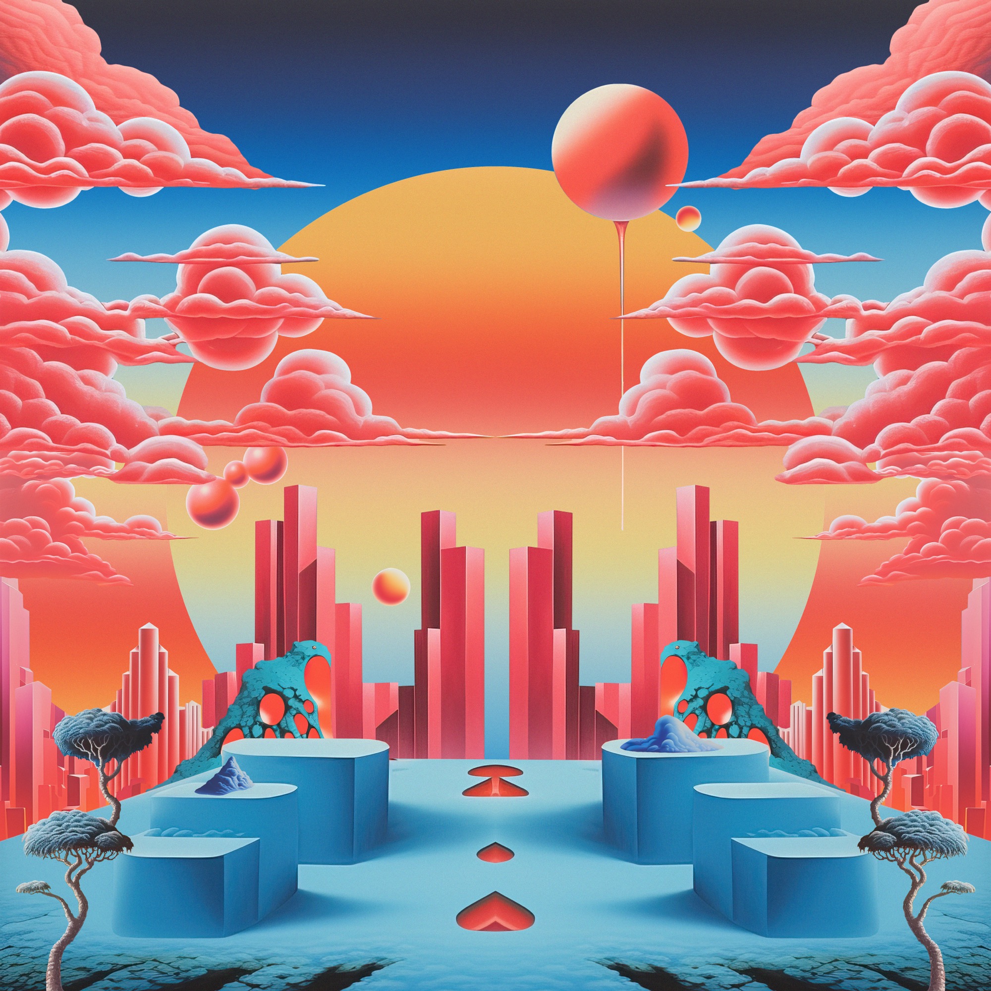 Surreal landscape