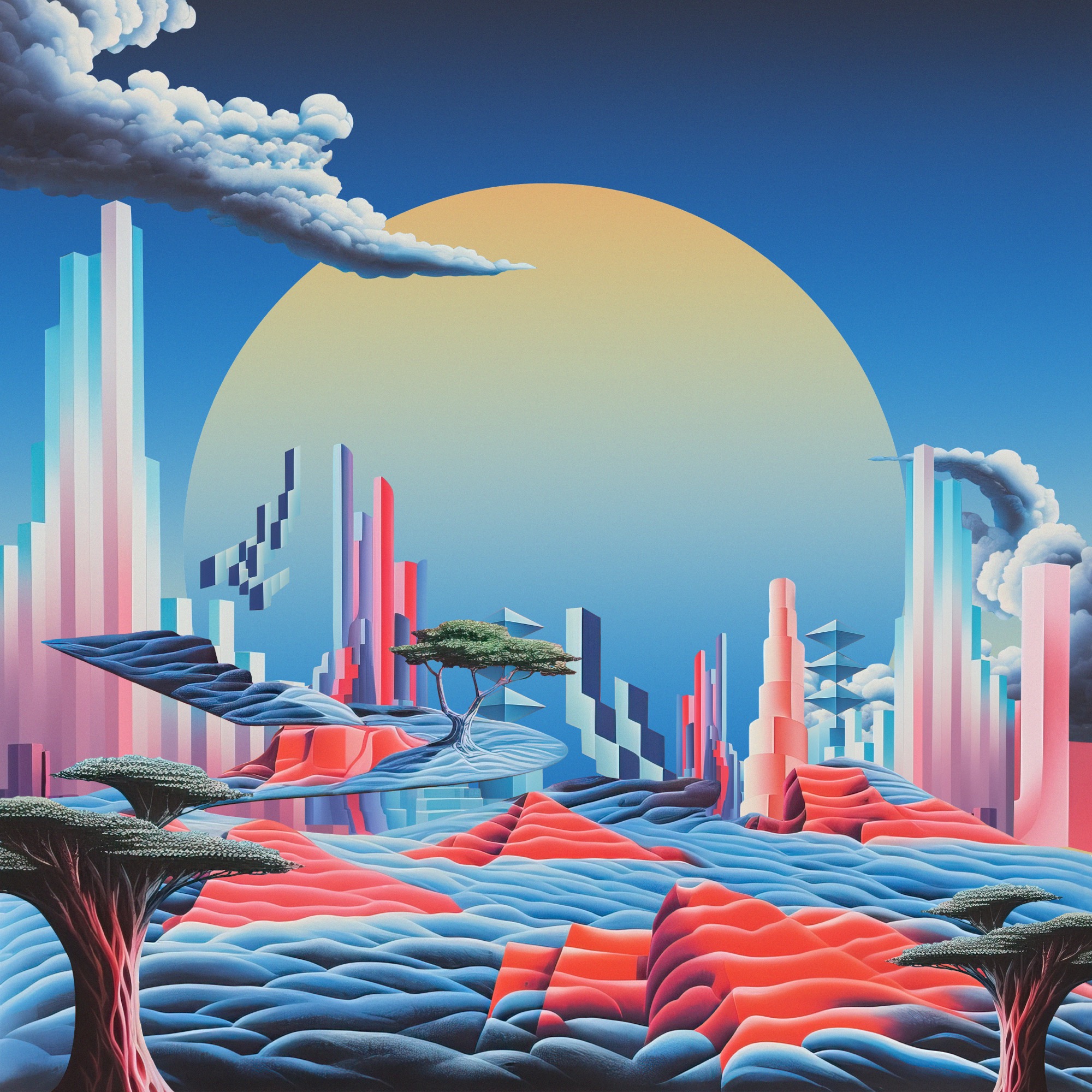 Surreal landscape